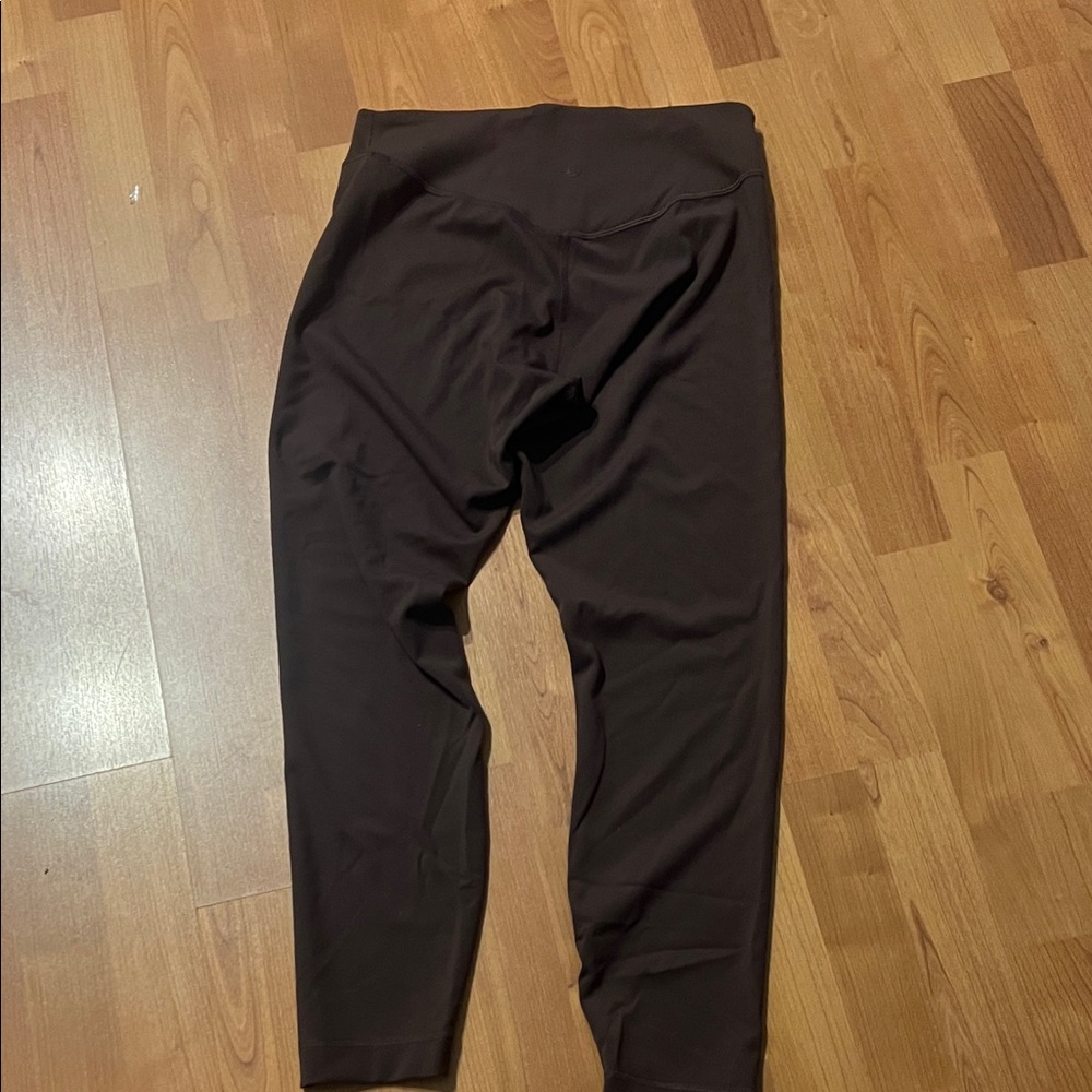 Barely worn lululemon Dark Brown Leggings - Picture 5 of 5